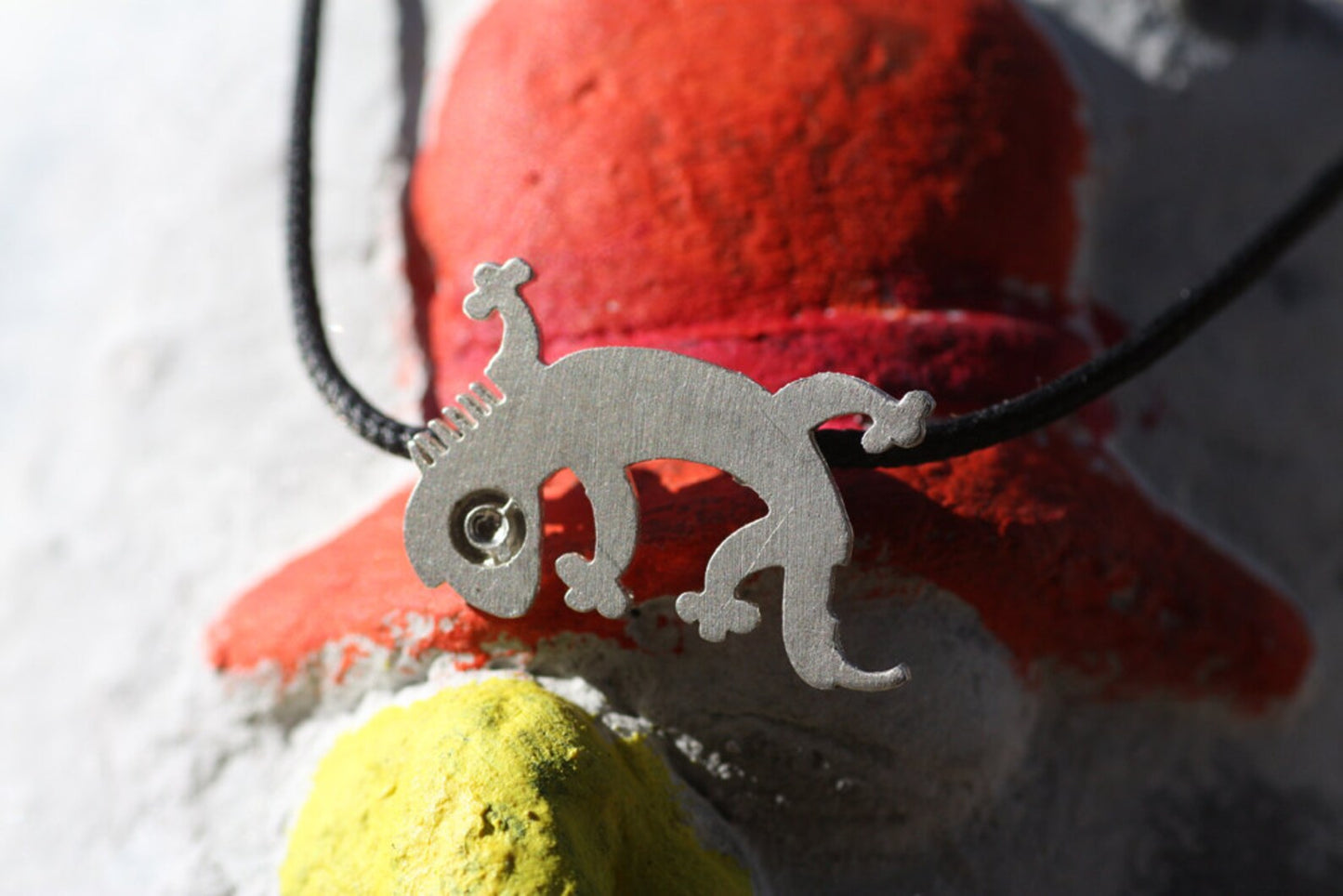 Sterling Silver animals pendant and bracelet adjustable