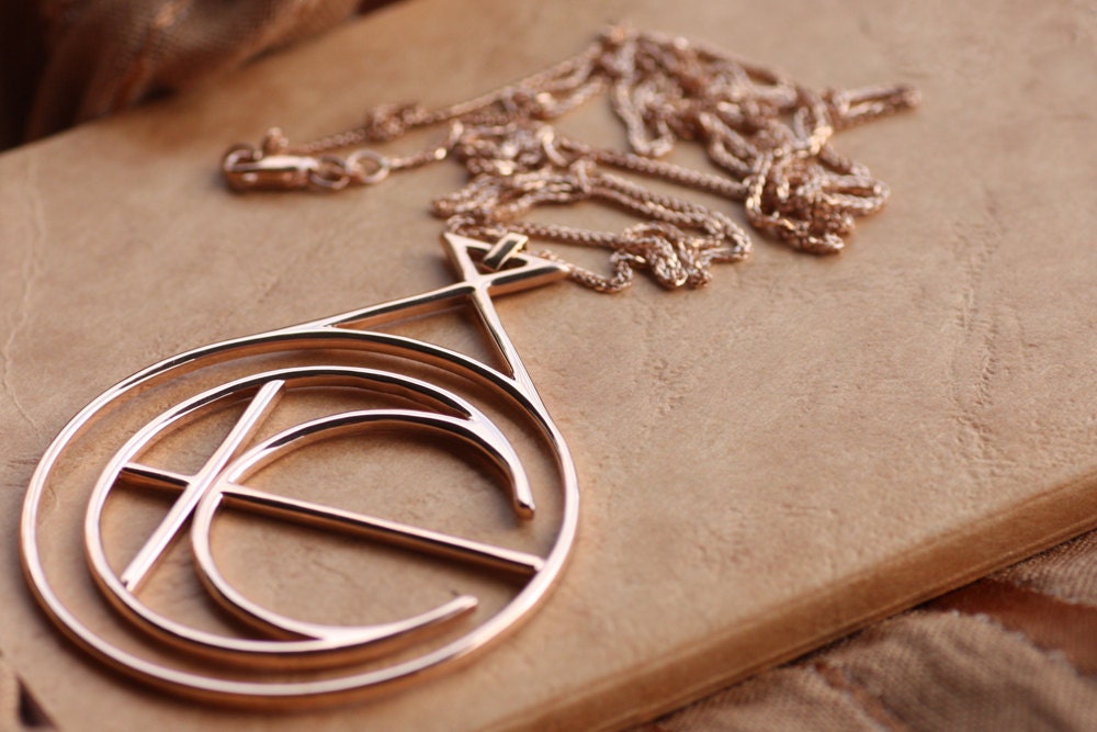 Rose Gold Necklace Family Initials