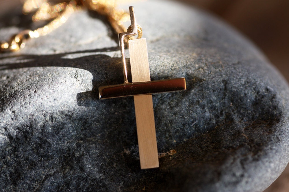 Gold Cross Necklace