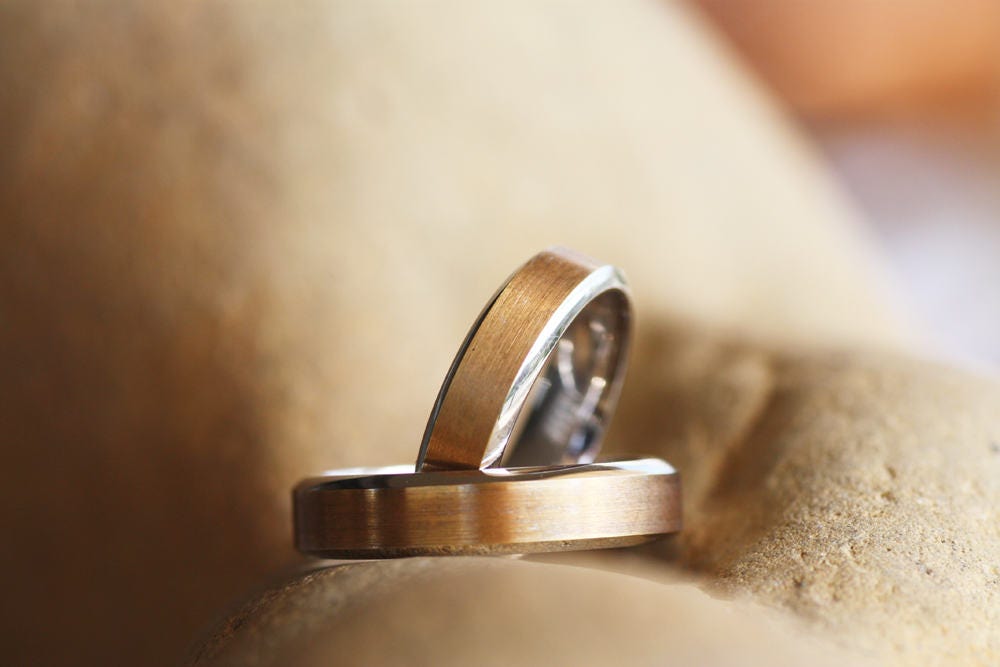 Wedding Rose Gold ring