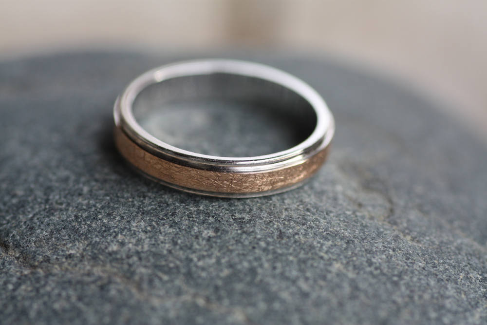Rose gold Wedding rings for both men and women