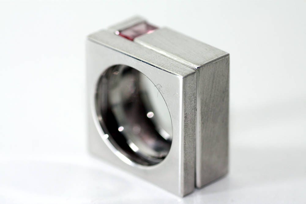 Tourmaline October birthstone Statement ring,Handcrafted gemstone from KREIS JEWELLERY