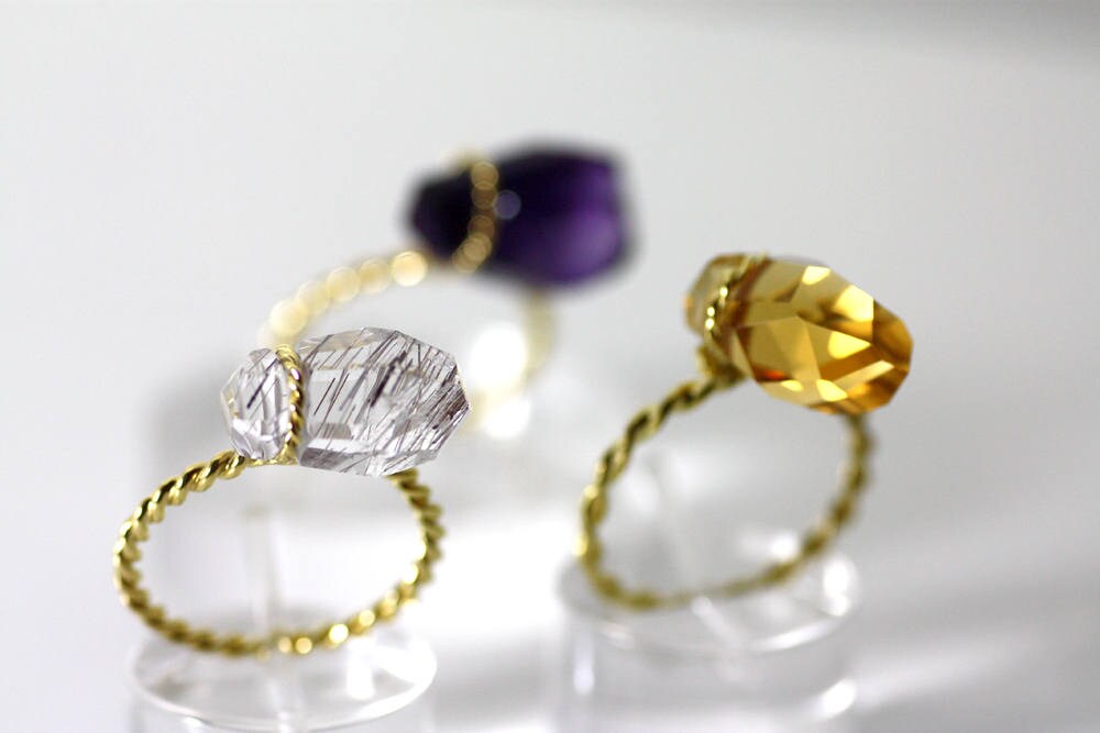 Citrine Gold 18K ring