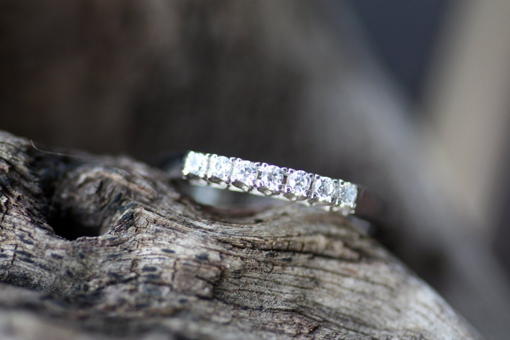 Half Eternity Diamond ring