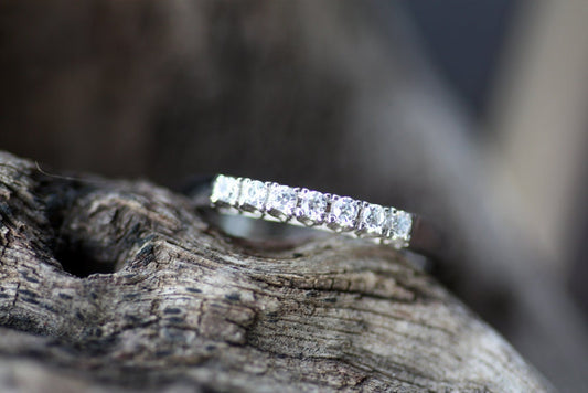 Half Eternity Diamond ring