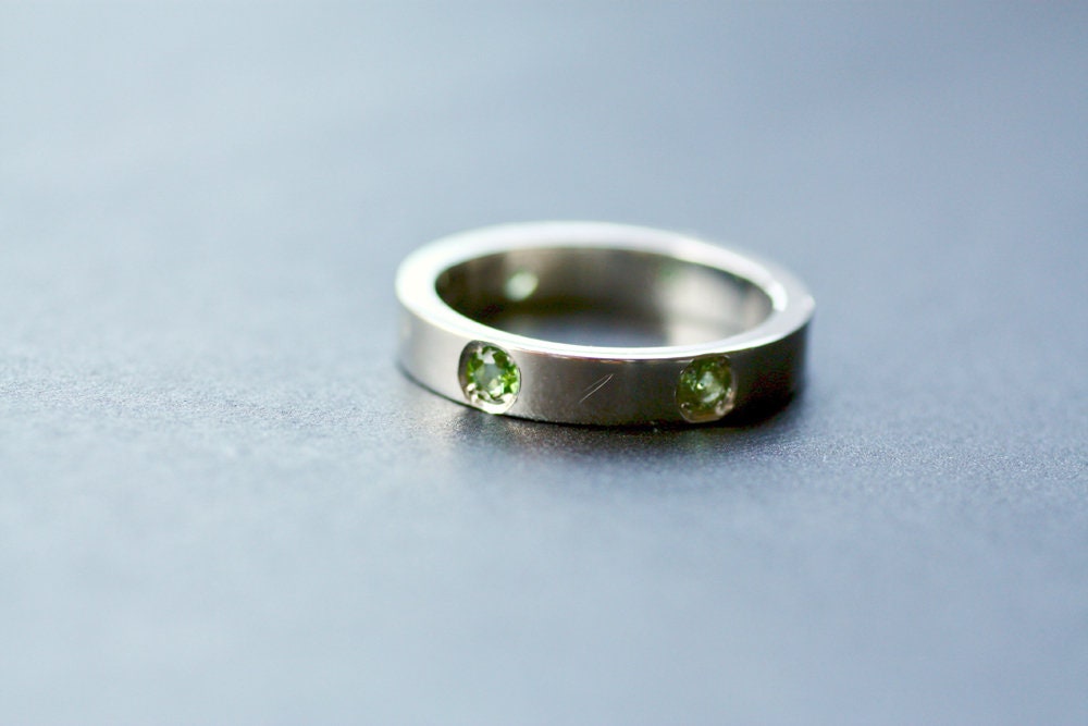Multi-stone Tourmaline Personalized ring