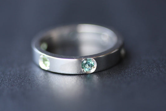 Multi-stone Tourmaline Personalized ring