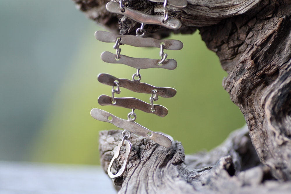 Sterling Silver Black Lava Cuff