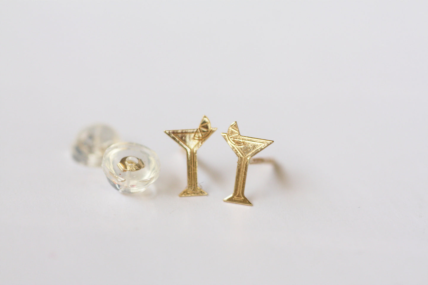 Dainty 14K Solid Gold Earrings
