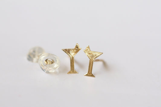 Dainty 14K Solid Gold Earrings