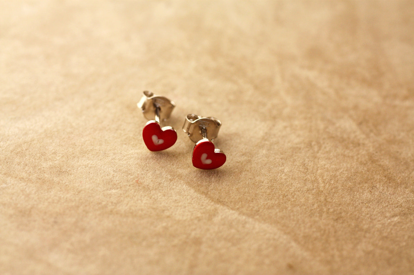 Hearts Tiny Earrings for kids