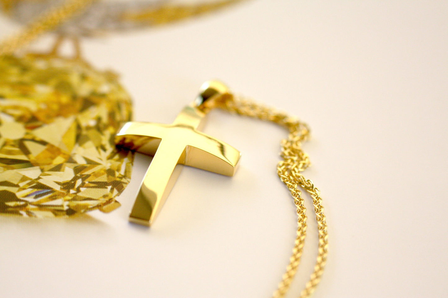 Yellow Gold Cross k18