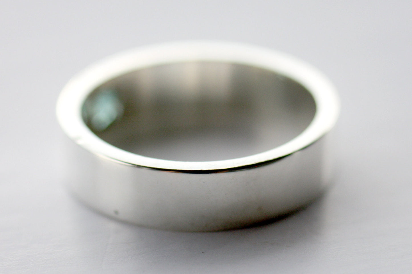 Green Tourmaline Minimal Stacking Ring