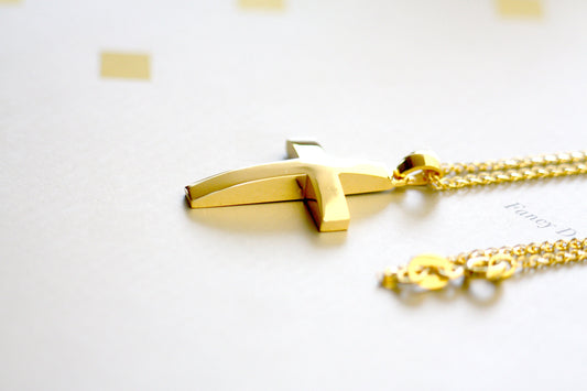 Yellow Gold Cross k18