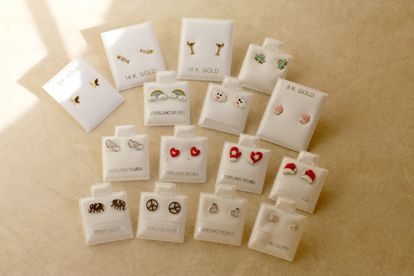 Unicorn kids tiny earrings