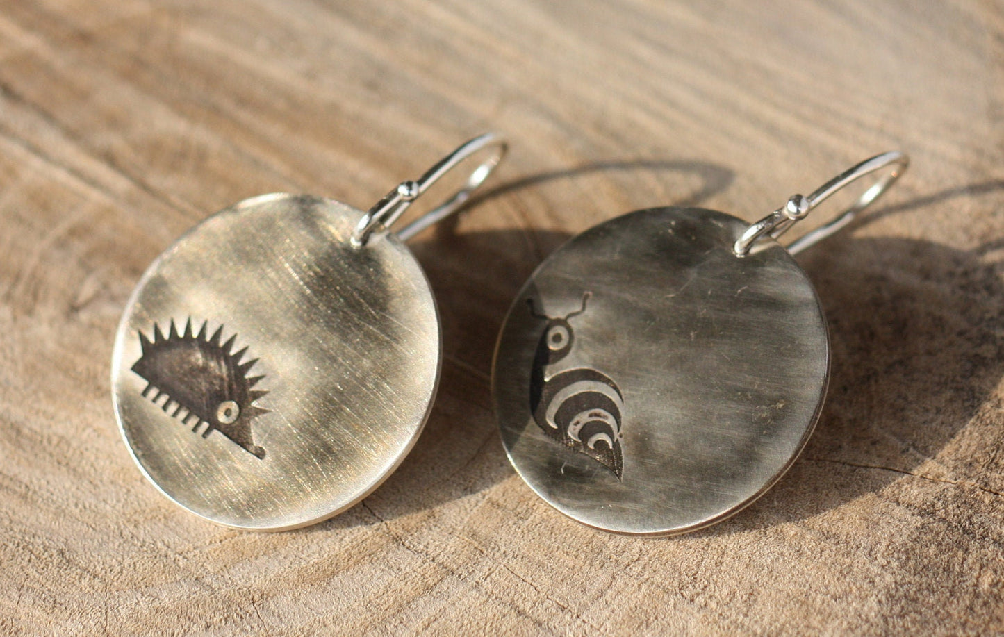 Funny earrings with animals