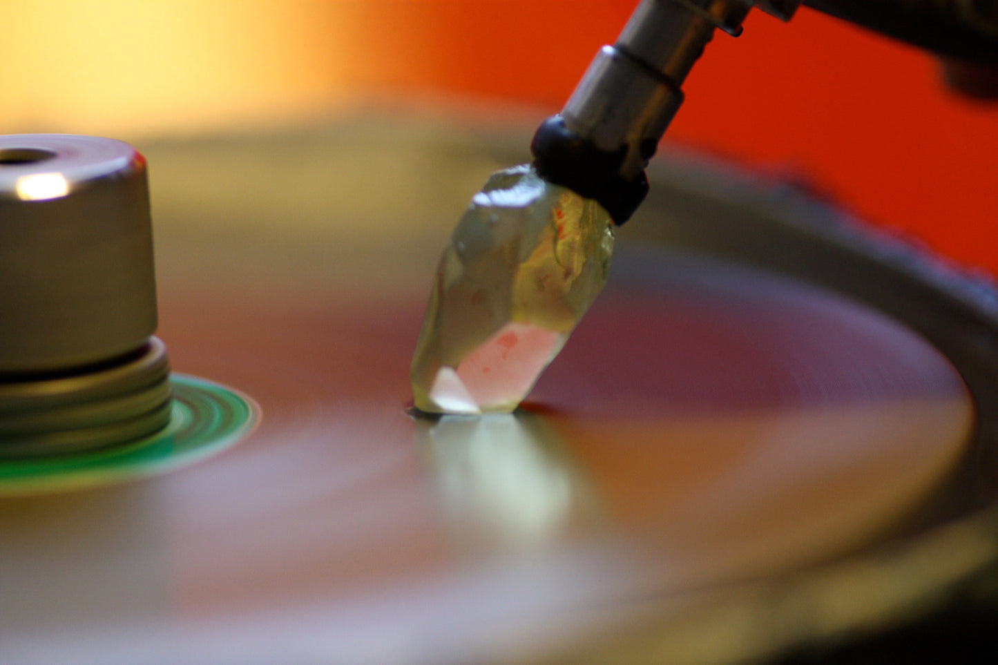 Amethyst and Citrine Gold Wire earrings