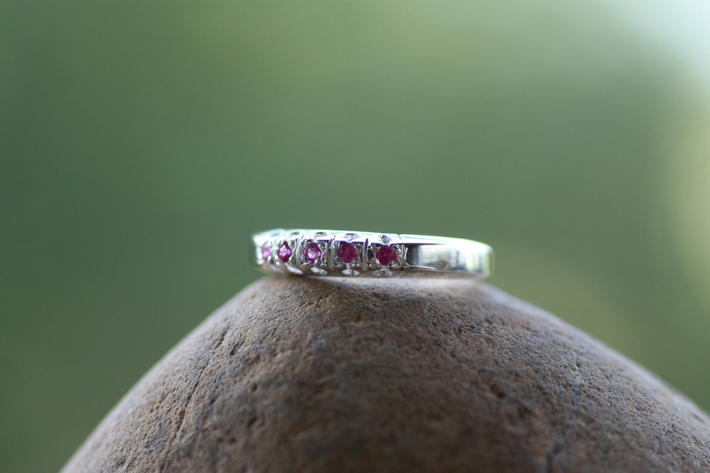 Cognac diamond Black Rhodium ring