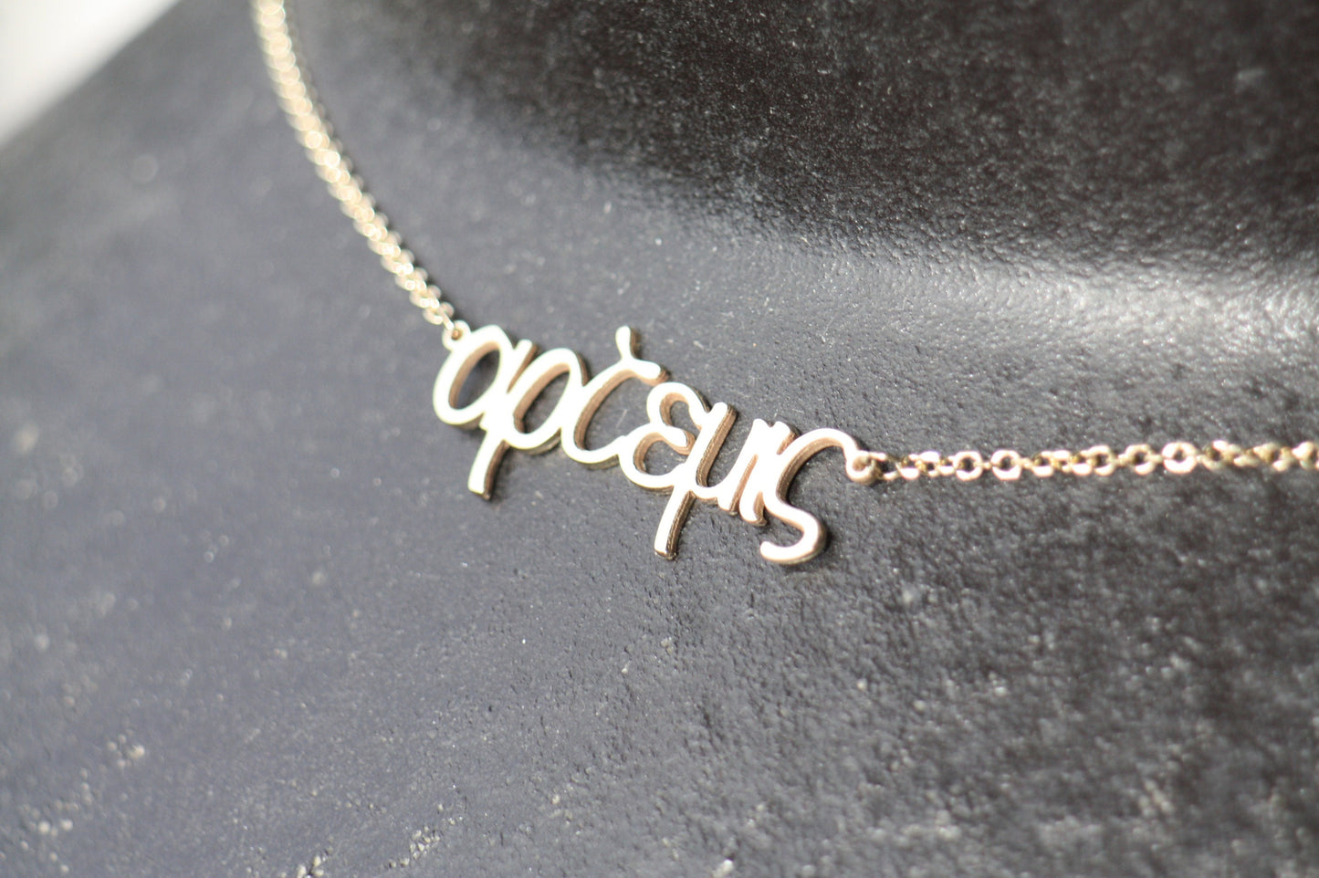 Personalized Name gold necklace