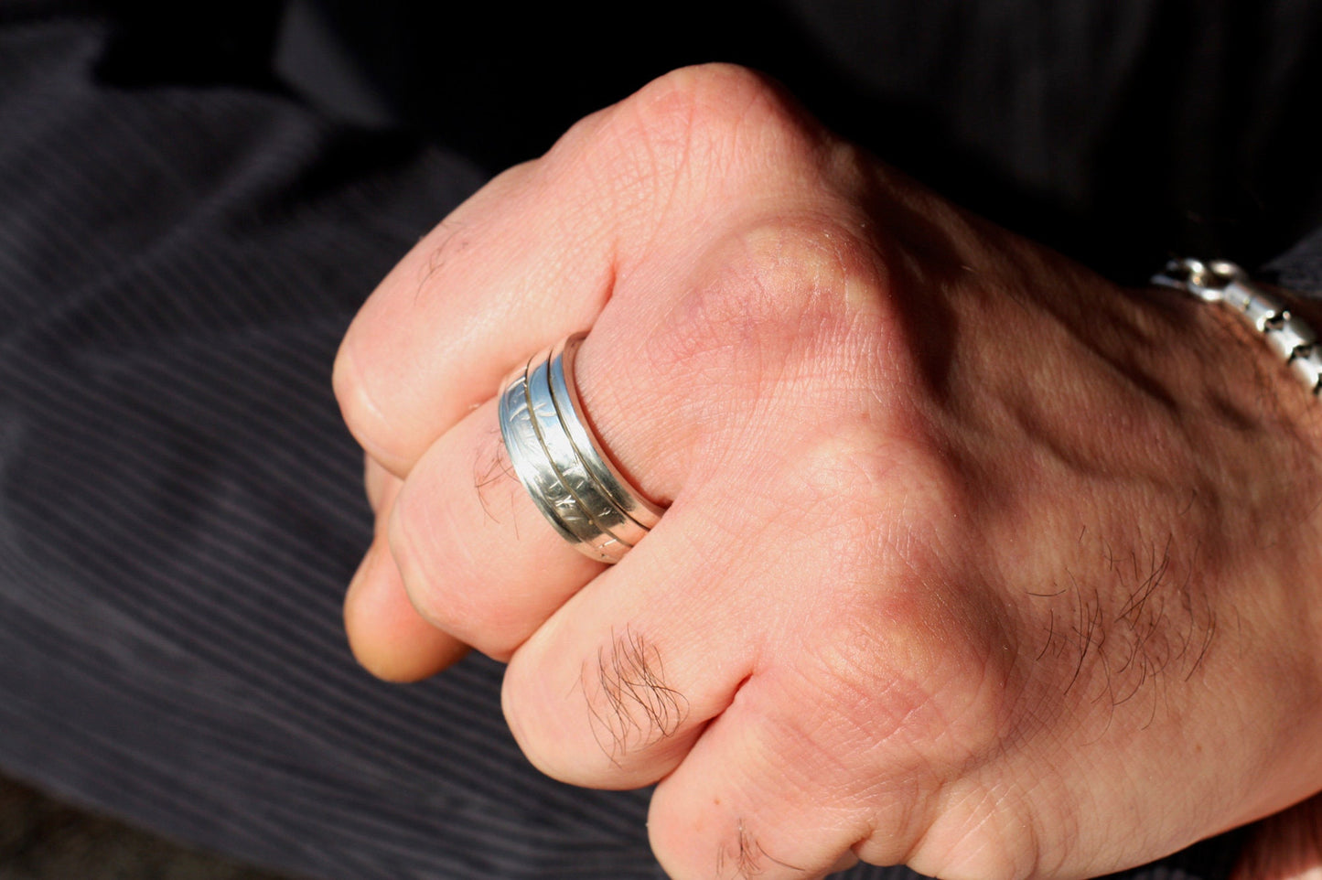 Double Spinner ring