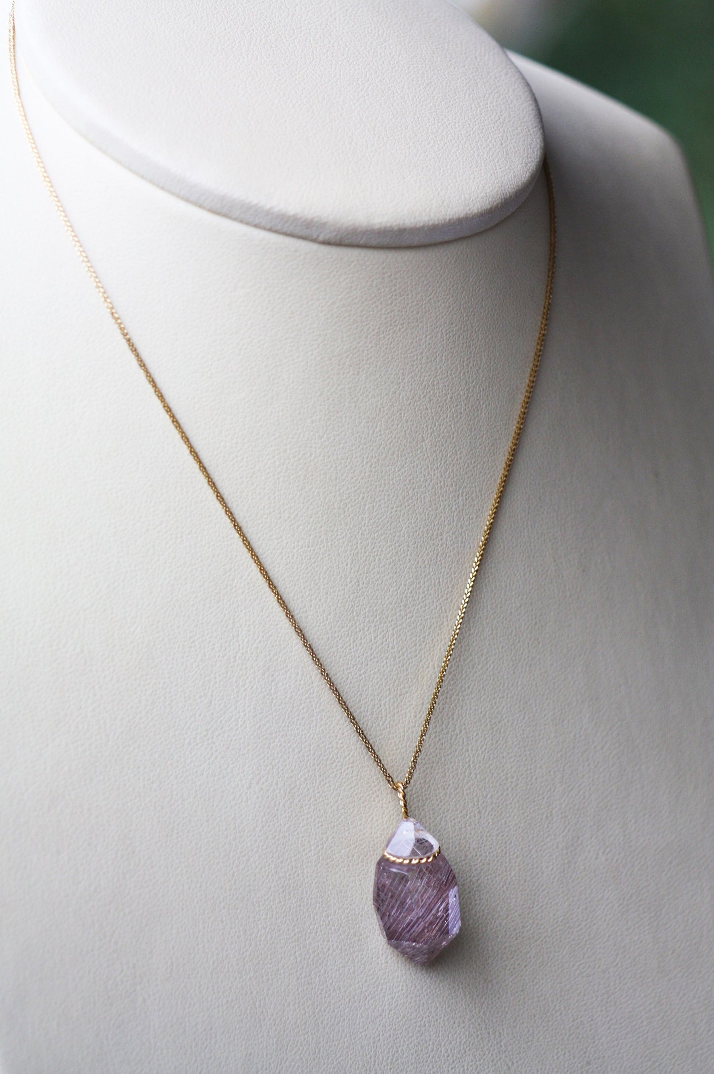 Natural Quartz Crystal Necklace for women