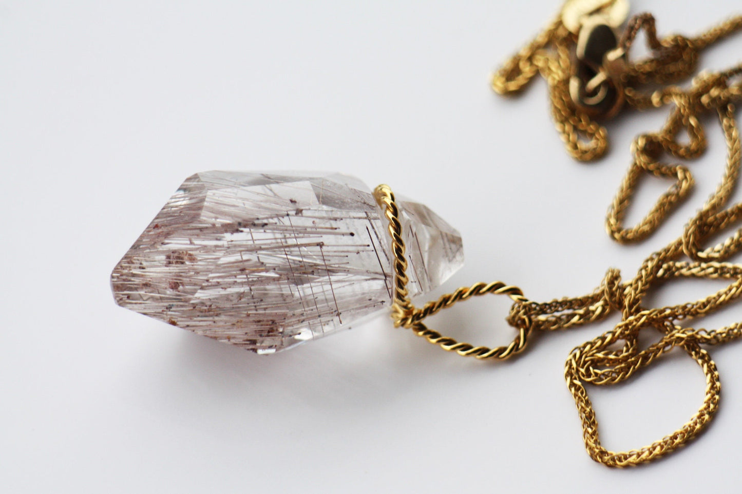 Natural Quartz Crystal Necklace for women