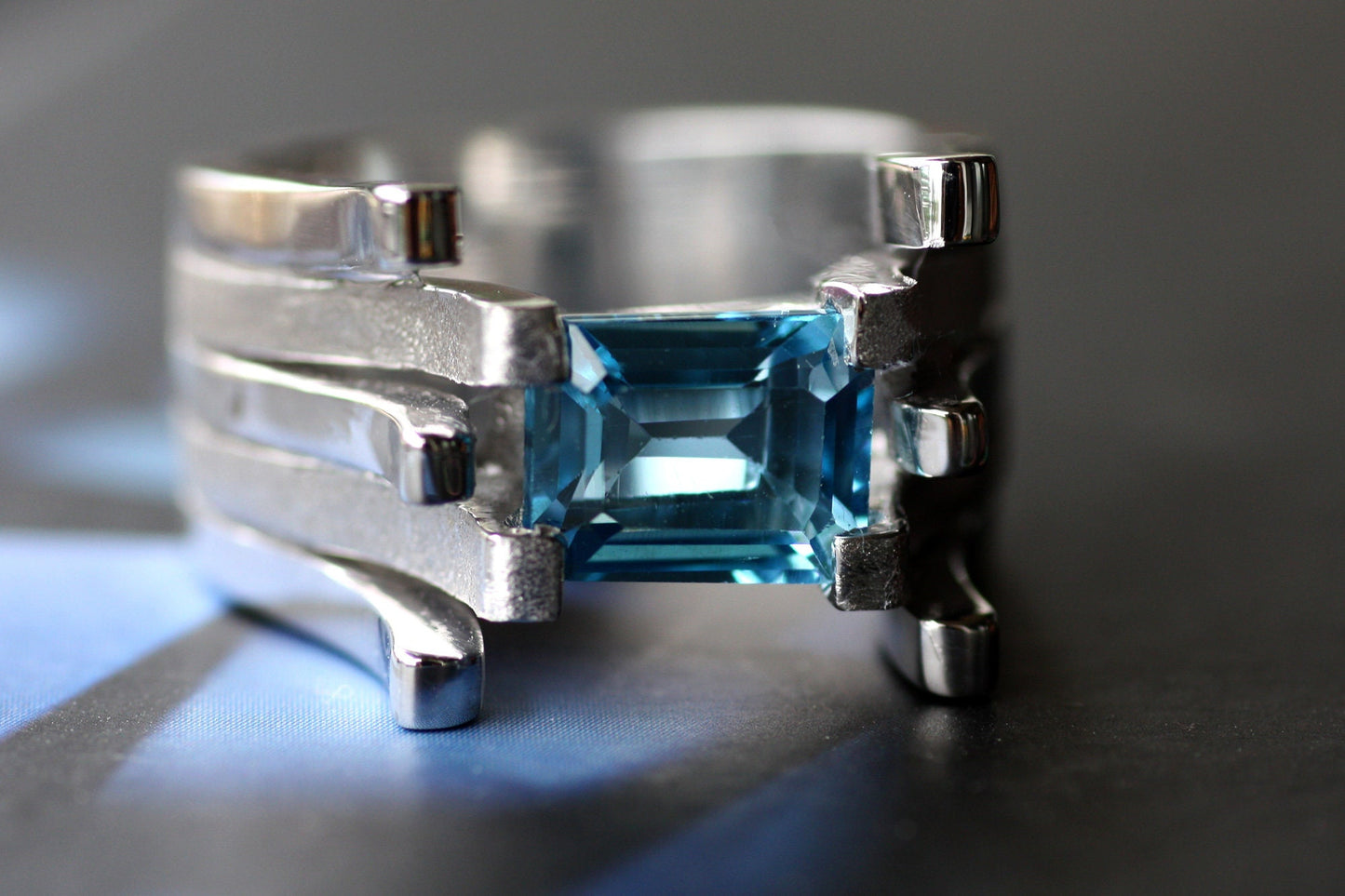 Blue Topaz cocktail ring