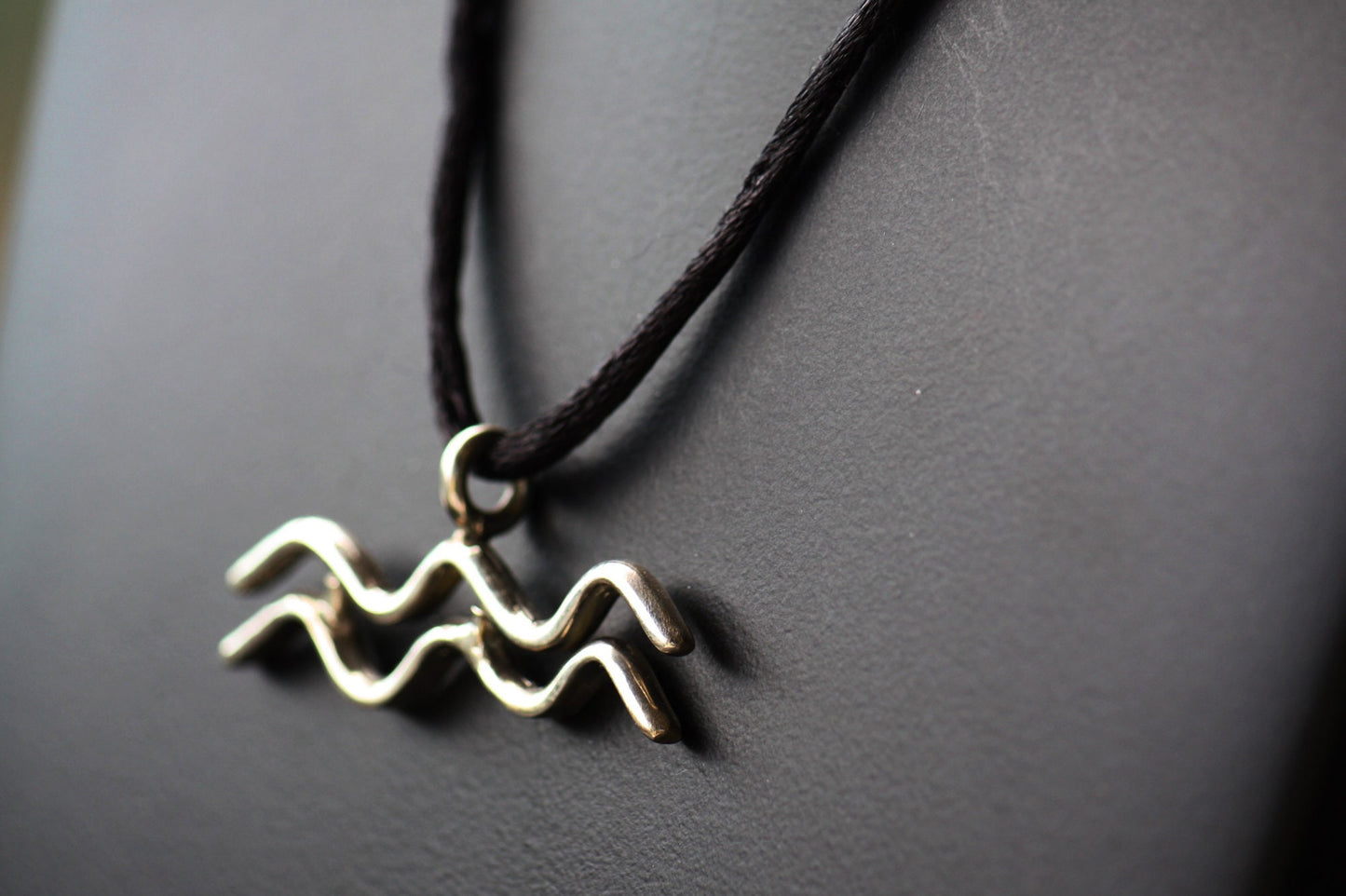 Adjustable Aquarius pendant gift