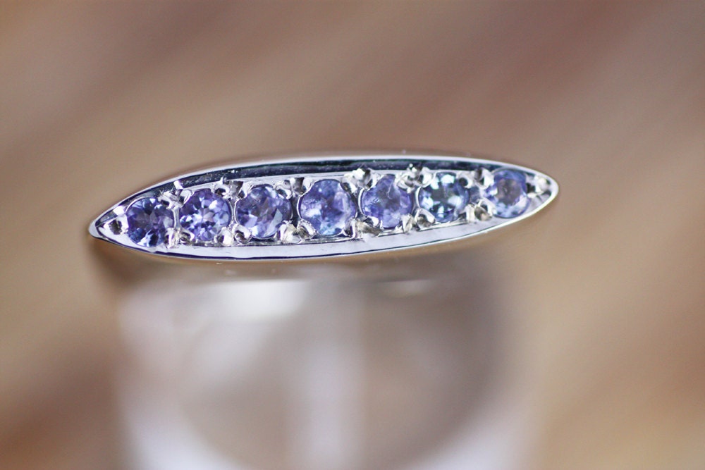 Blue Tanzanite Statement ring