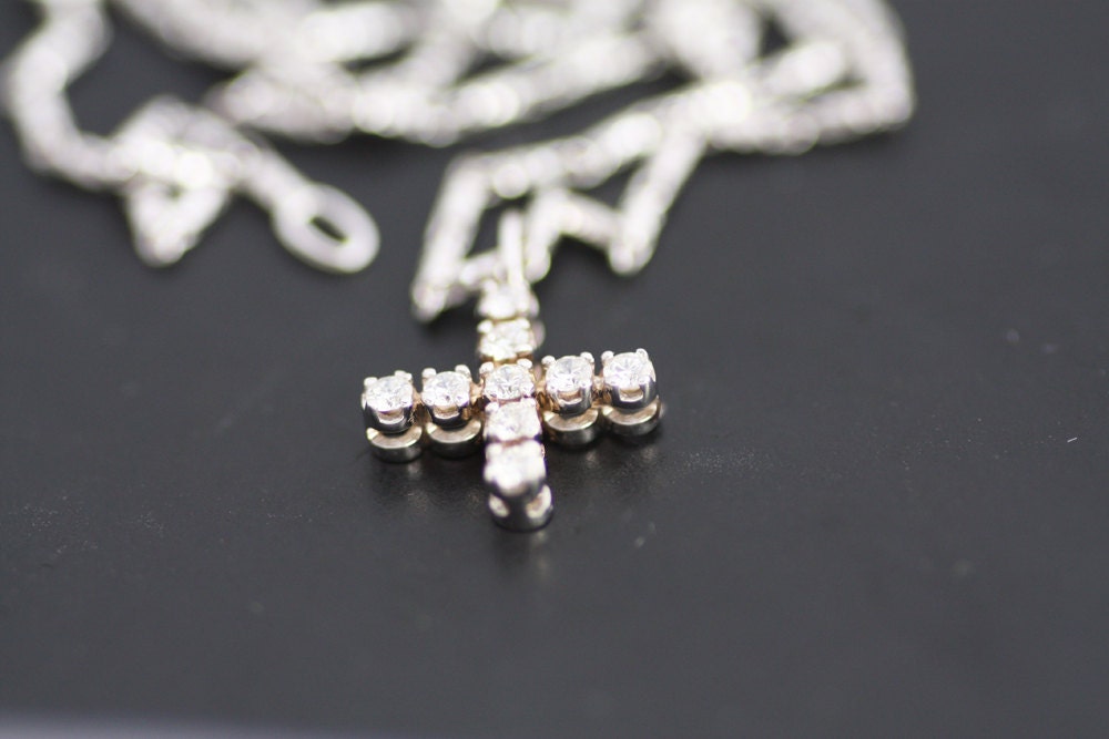 Diamond Gold Cross necklace