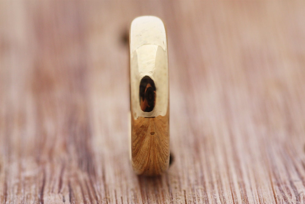 9K Yellow Gold Classic Soft dome Wedding ring