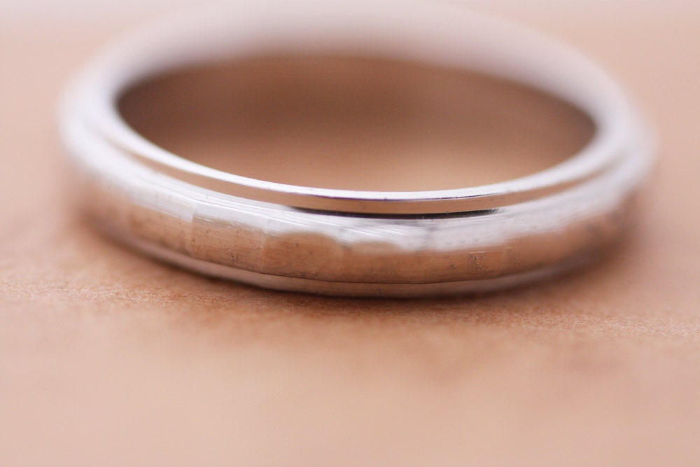 Personalized Gold Wedding Ring for him