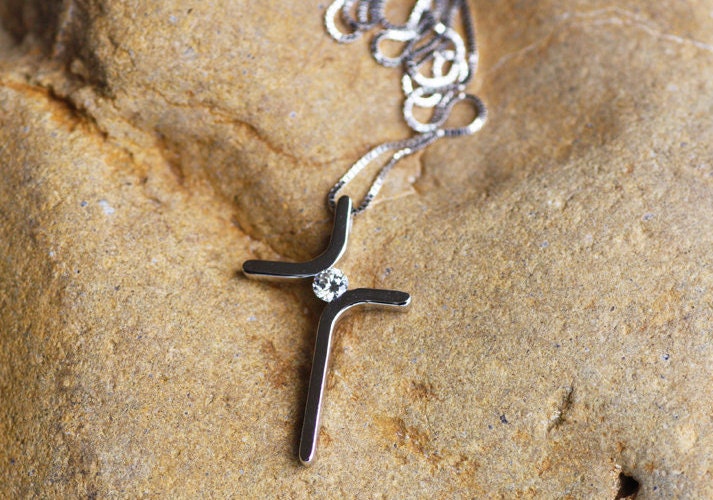 Baby jewellery christening Baptism Cross
