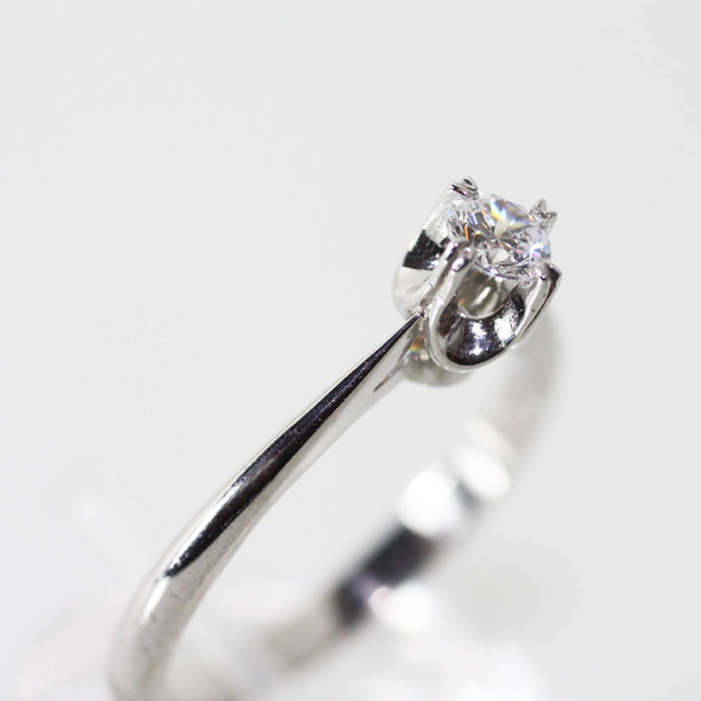 Solitaire Diamond Engagement Ring