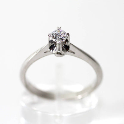 Solitaire Diamond Engagement Ring