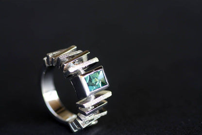 Handcrafted Tourmaline Statement ring