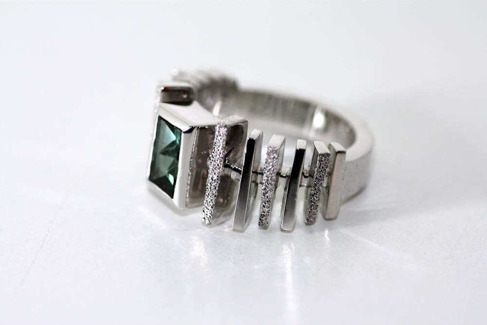 Handcrafted Tourmaline Statement ring