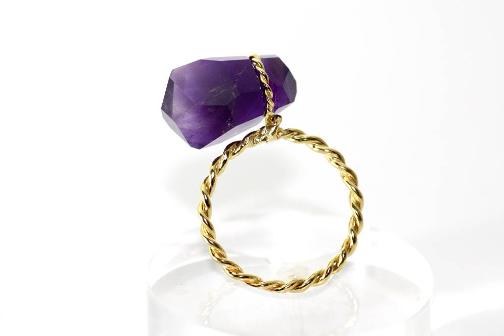 Amethyst Gold 18K Ring