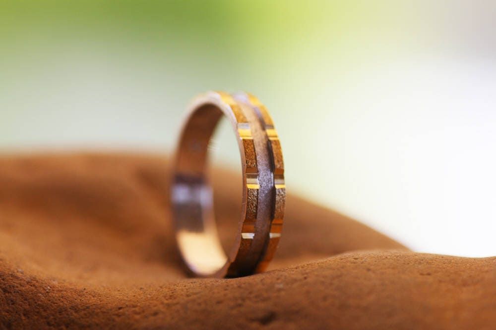 Two tone Wedding band