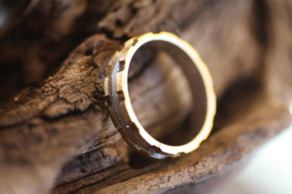 Two tone Wedding band