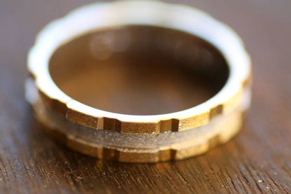 Two tone Wedding band