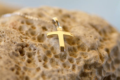 Baptism 14K Solid Gold Cross