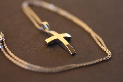 Baptism 14K Solid Gold Cross
