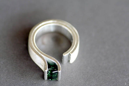 Tourmaline Engagement ring for men