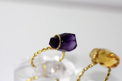 Amethyst Gold 18K Ring