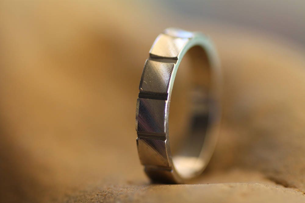 White Gold Wedding Band