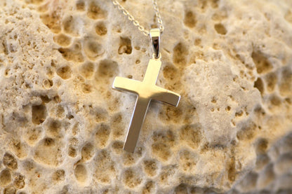 Baptism 14K Solid Gold Cross