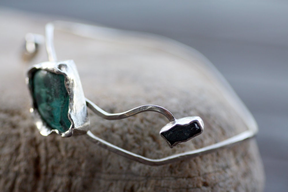 Turquoise, Aquamarine and Labradorite bracelet