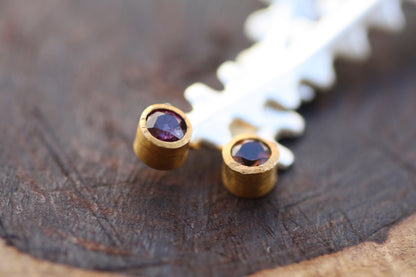 Tourmaline Mismatch Silver earrings