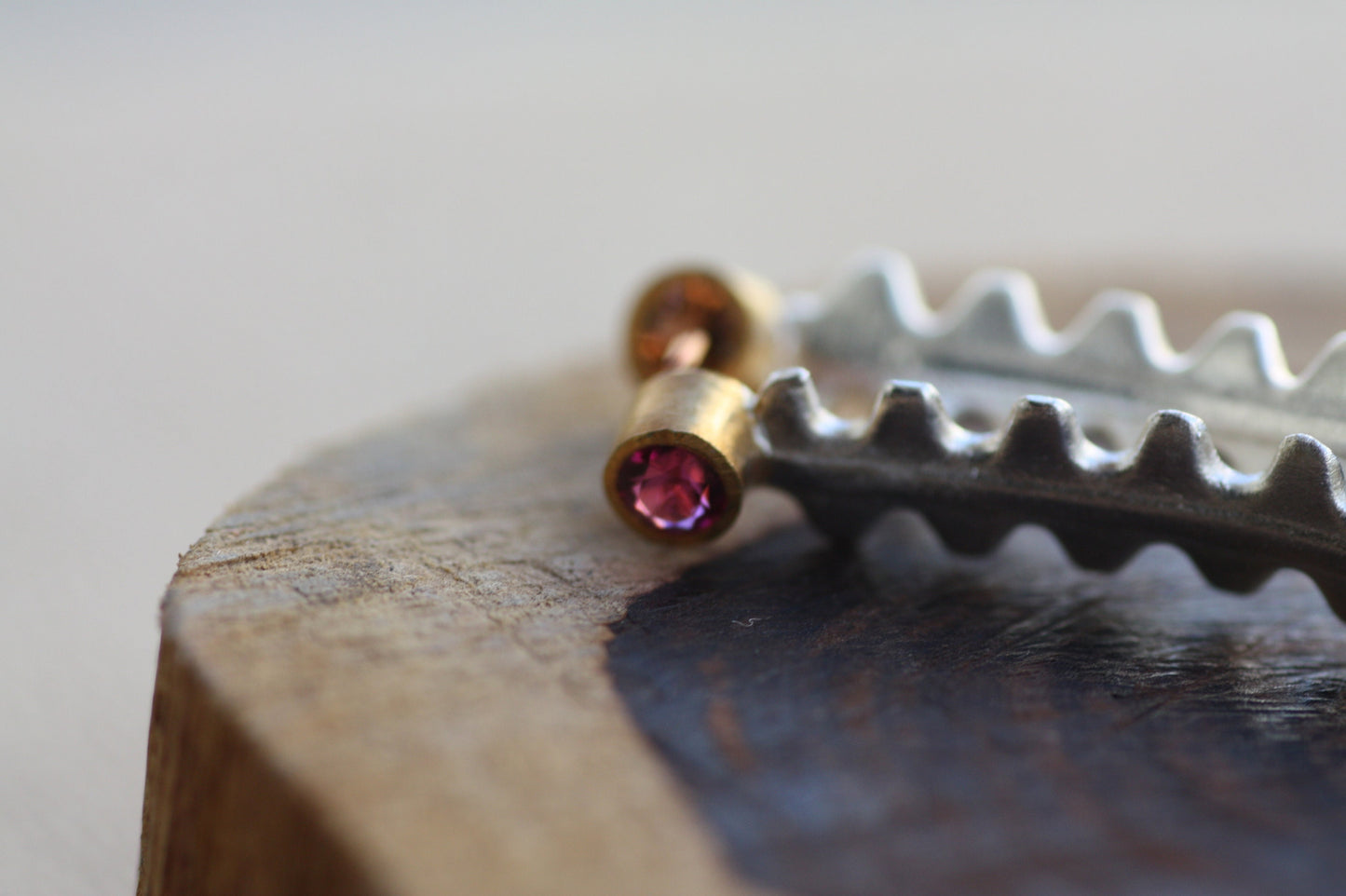 Tourmaline Mismatch Silver earrings